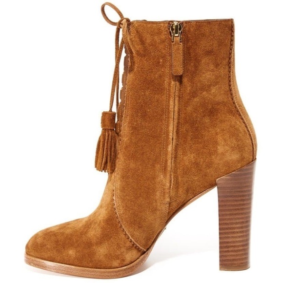 Michael Kors Collection Odile Suede Lace Up Boots - Picture 3 of 11